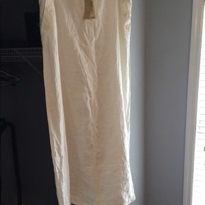 Very long max studio linen skirt